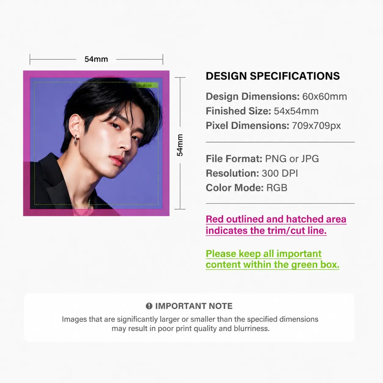 Square Photocard Biaspics