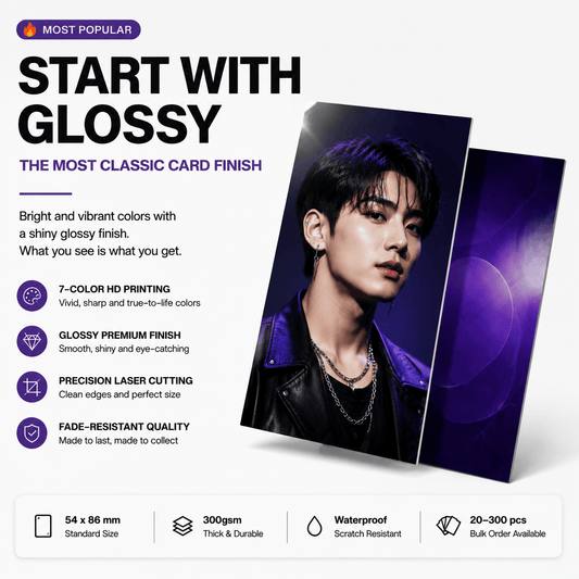 Glossy Square Photocard