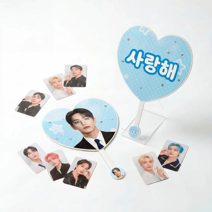Heart-shaped Fan Bisapics
