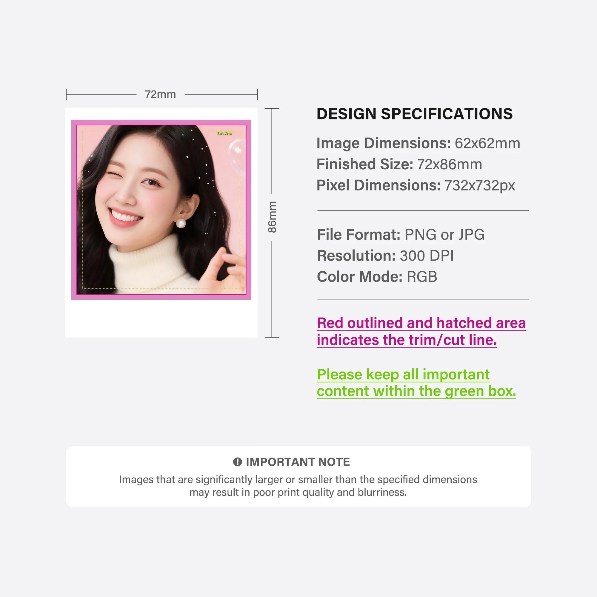 4 inch instant photo Bisapics