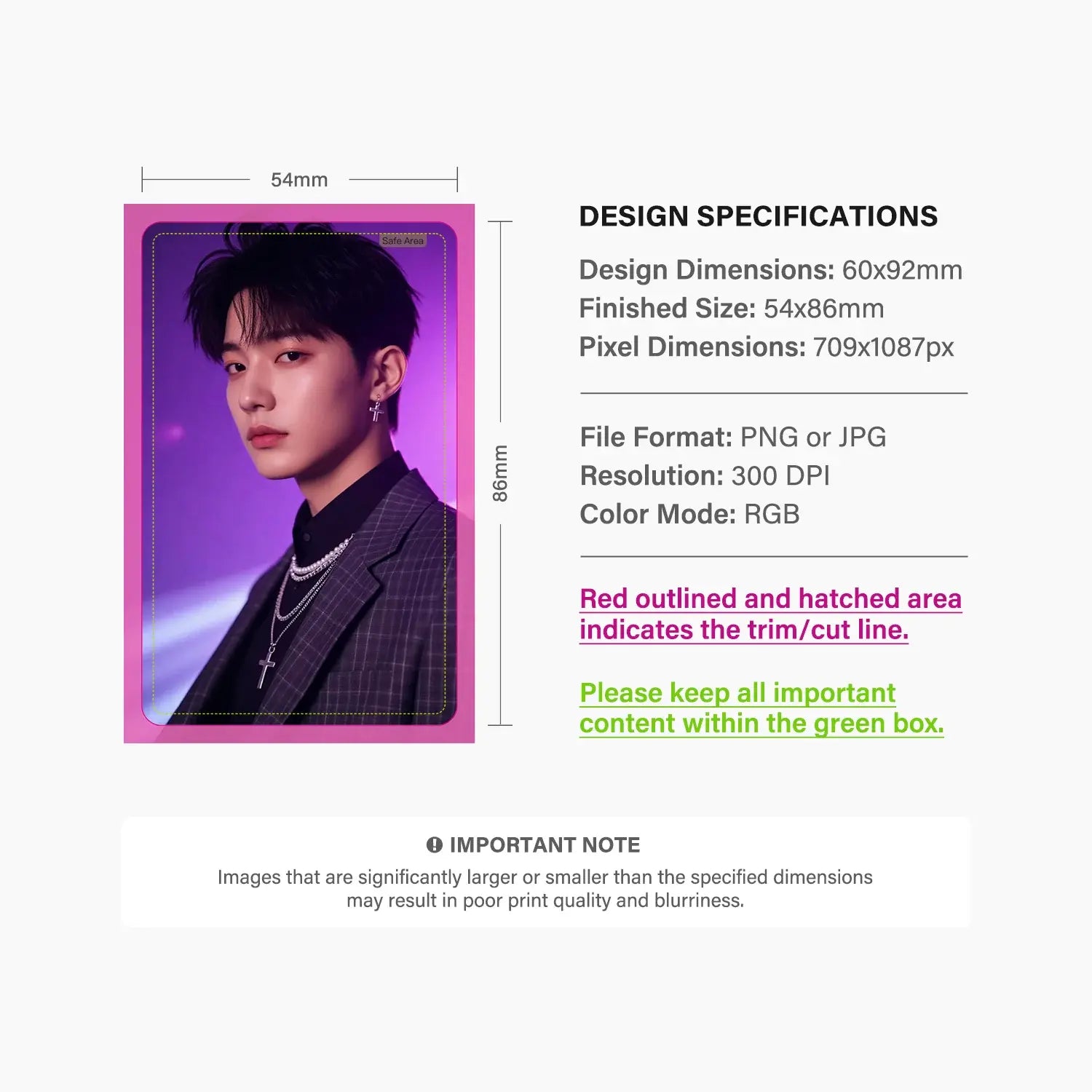 Glass Shard Photocard Biaspics