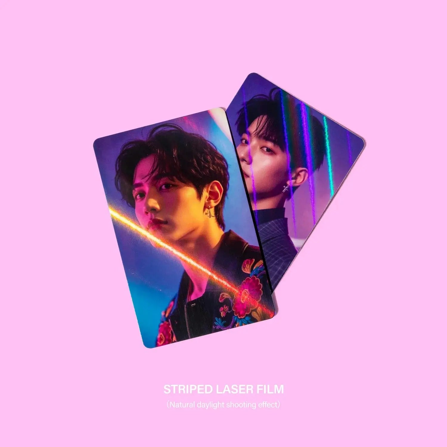 Laser Stripe Photocard Biaspics